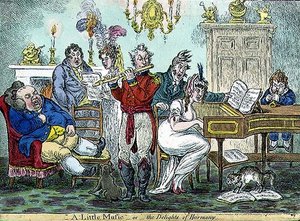 A Little Music, or the Delights of Harmony by James Gillray