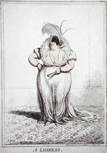 A Lyoness by James Gillray