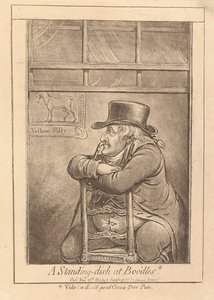 A Standing-dish at Boodles by James Gillray