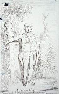 A Uniform Whig by James Gillray