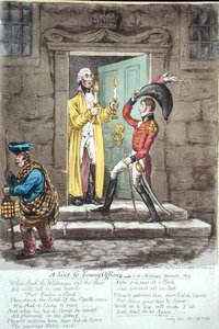 A Hint to Young Officers, published by Hannah Humphrey in 1804 by James Gillray