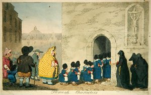 Flemish Characters, published by Hannah Humphrey by James Gillray