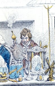 Humphry Davy, British Chemist and Inventor by James Gillray