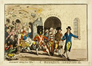 Integrity Retiring from Office by James Gillray