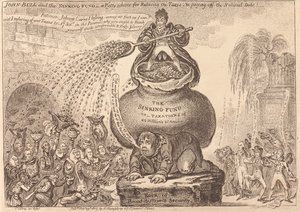 John Bull and the Sinking Fund by James Gillray
