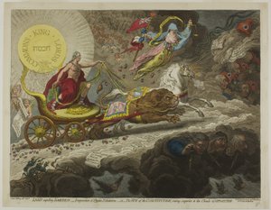 Light Expelling Darkness, Evaporation of Stygian Exhalations, or The Sun of the Constitution, Rising Superior to the Clouds of Opposition