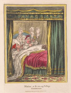 Matins at Downing College, Cambridge by James Gillray