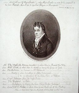 Mr Thomas Ogle by James Gillray