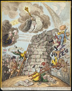 Overthrow of the Republican Babel, Published by Hannah Humphrey in 1809