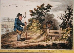Palemon and Lavinia, published by Hannah Humphrey in 1805 by James Gillray