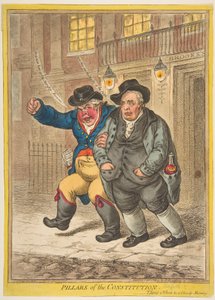 Pillars of the Constitution by James Gillray