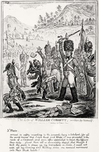 Plate 3, from The Life of William Cobbett, written by himself, pub. by H. Humphrey by James Gillray