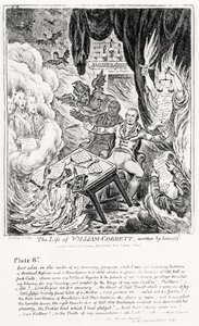 Plate 8, from The Life of William Cobbett, written by himself, pub. by H. Humphrey by James Gillray