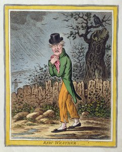 Raw Weather, published by Hannah Humphrey by James Gillray