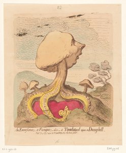 Caricature of William Pitt the Younger, 1791 by James Gillray
