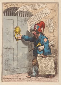 The Daily Advertiser by James Gillray
