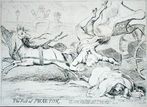 The Fall of Phaeton by James Gillray
