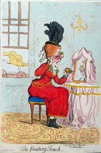 The Finishing Touch, published by Hannah Humphrey in 1791 by James Gillray