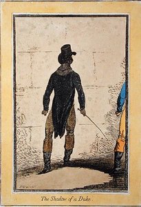The Shadow of a Duke by James Gillray