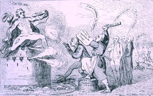 The Theatrical War, published by S.W. Fores in 1787