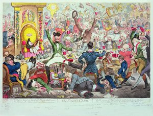 The Union Club by James Gillray