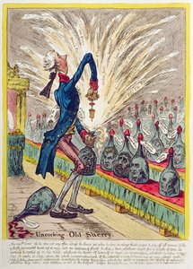 Uncorking Old Sherry, published by Hannah Humphrey in 1805