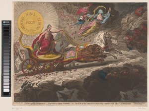 William Pitt Expelling the Dark Forces, 1795