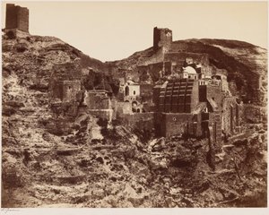 Monastery of Mar Saba, c. 1855 by James Graham