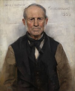 Old Willie - the Village Worthy by James Guthrie