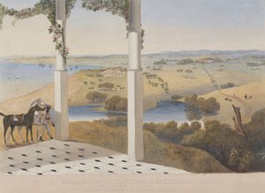 Holland Estate, St. Thomas in the East, View from the Change of Air House by James Hakewill