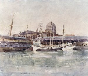 Custom House from the Salthouse Dock by James Hamilton Hay