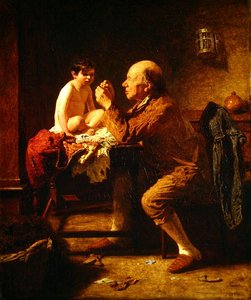 A Stitch in Time by James Hayllar