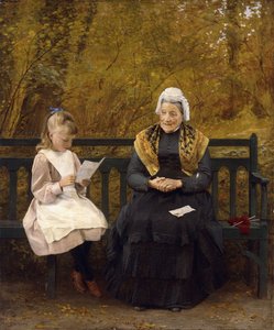 Reading for Grandmother by James Hayllar