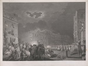 The Riot in Broad Street on the Seventh of June 1780 by James Heath
