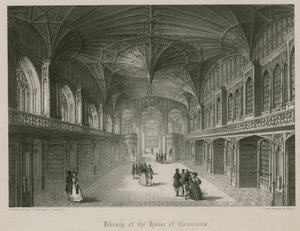 Library of the House of Commons, designed by Thomas Hopper by James Henry Lynch