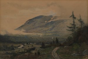 Mountain and Valley, 1893 by James Henry Moser