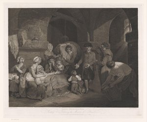 John Howard Visiting a Family in Prison