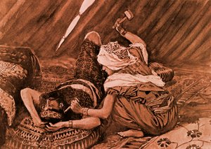 Jael Smote Sisera and Slew Him by James Jacques Joseph (after) Tissot