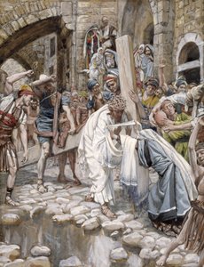 A Holy Woman Wipes the Face of Jesus, illustration for The Life of Christ
