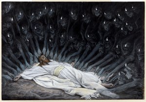 Angels Came and Ministered unto Him, illustration for The Life of Christ, c.1886-94 by James Jacques Joseph Tissot