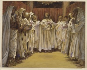 Christ with the twelve Apostles, illustration for The Life of Christ, c.1886-96