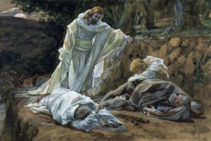 Could Ye Not Watch with Me One Hour?, illustration for The Life of Christ, c.1886-94 by James Jacques Joseph Tissot