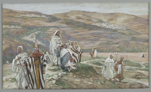 He Sent them out Two by Two, illustration from The Life of Our Lord Jesus Christ by James Jacques Joseph Tissot