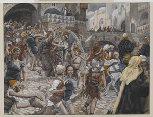 Jesus Led from Caiaphas to Pilate, illustration from The Life of Our Lord Jesus Christ by James Jacques Joseph Tissot