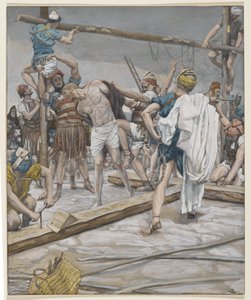 Jesus Stripped of His Clothing, illustration from The Life of Our Lord Jesus Christ
