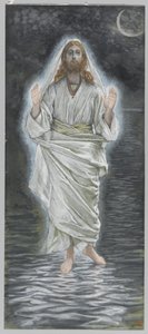 Jesus Walks on the Sea, illustration from The Life of Our Lord Jesus Christ by James Jacques Joseph Tissot