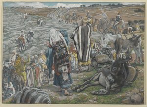 On Return from Jerusalem it is noticed that Jesus is Lost, illustration from The Life of Our Lord Jesus Christ by James Jacques Joseph Tissot