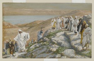 Ordaining of the Twelve Apostles, illustration from The Life of Our Lord Jesus Christ by James Jacques Joseph Tissot