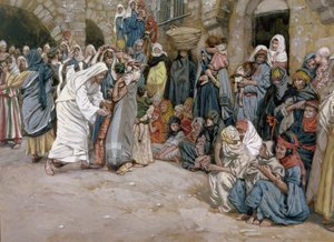 Suffer the Little Children to Come Unto me, illustration for The Life of Christ