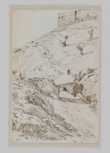 The Bridge of Kedron coming from Gethsemane, illustration from The Life of Our Lord Jesus Christ